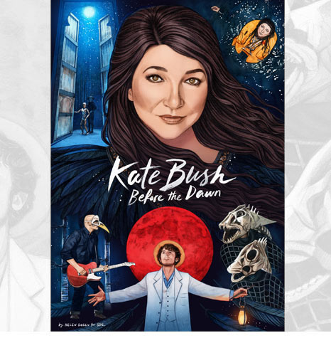 SDE presents Kate Bush: Before The Dawn 'keepsake' A4 booklet