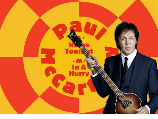 Listen to Paul McCartney's Home Tonight and In A Hurry
