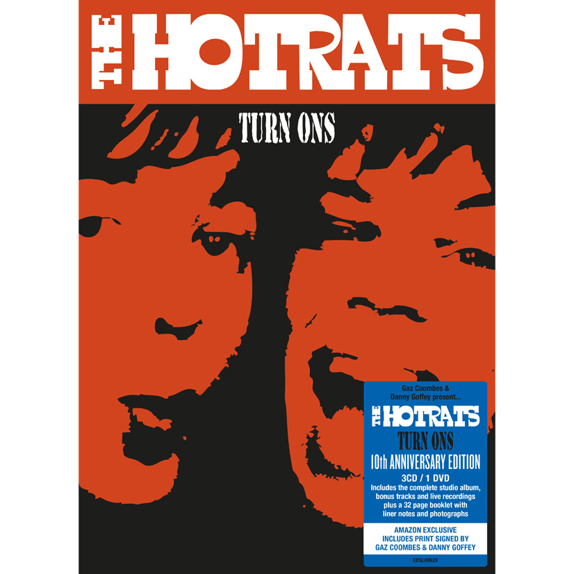 The Hotrat / Turn Ons 10th anniversary 3CD+DVD signed by Gaz and Danny
